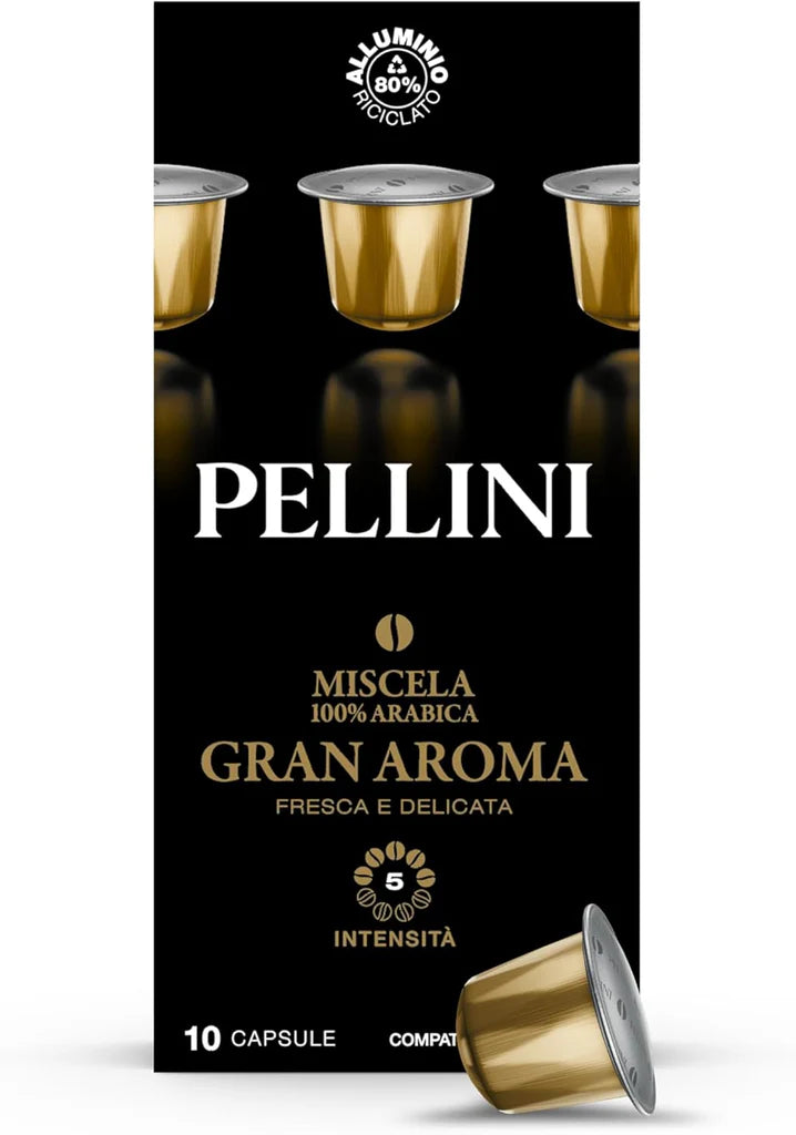 Pellini Gran Aroma Café Cápsulas Nespresso® 10 u