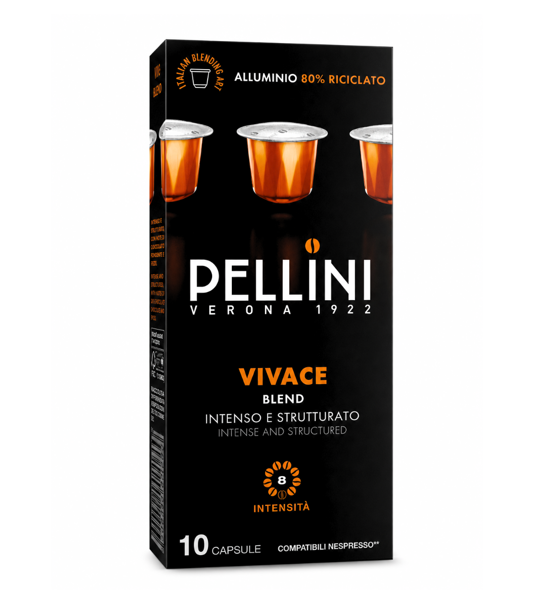 Pellini Vivace Café Cápsulas Nespresso® 10 U