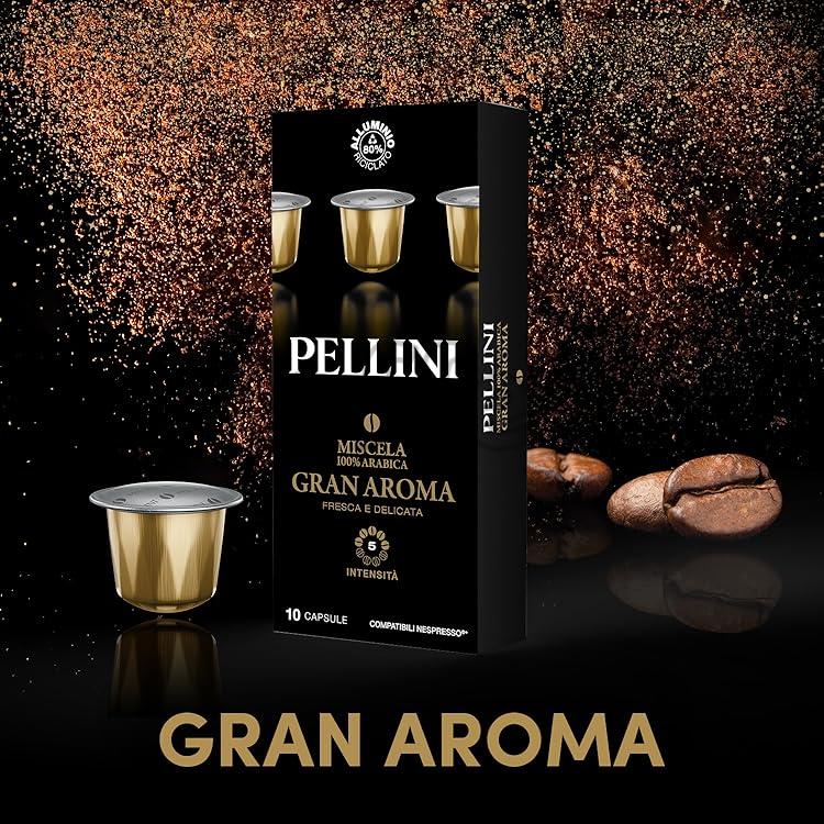 Pellini Gran Aroma Café Cápsulas Nespresso® 10 u