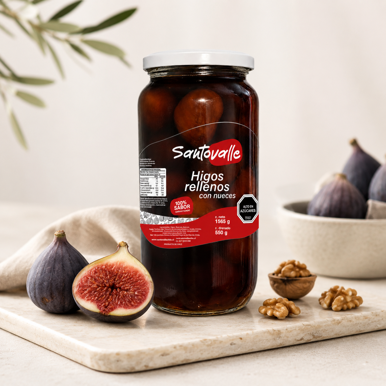Higos rellenos con Nueces 1565gr