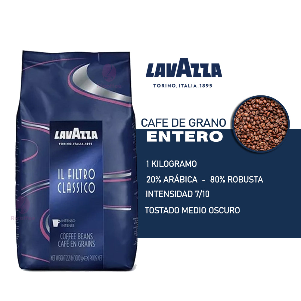 Lavazza Il Filtro Classico Café en Grano 1 kg