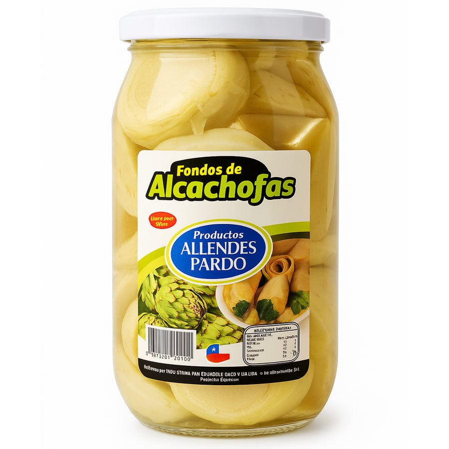 Alimentos Frasco Fondos de Alachofa - 1 KG Frasco Fondos de Alachofa - 1 KG ALCACHOFA