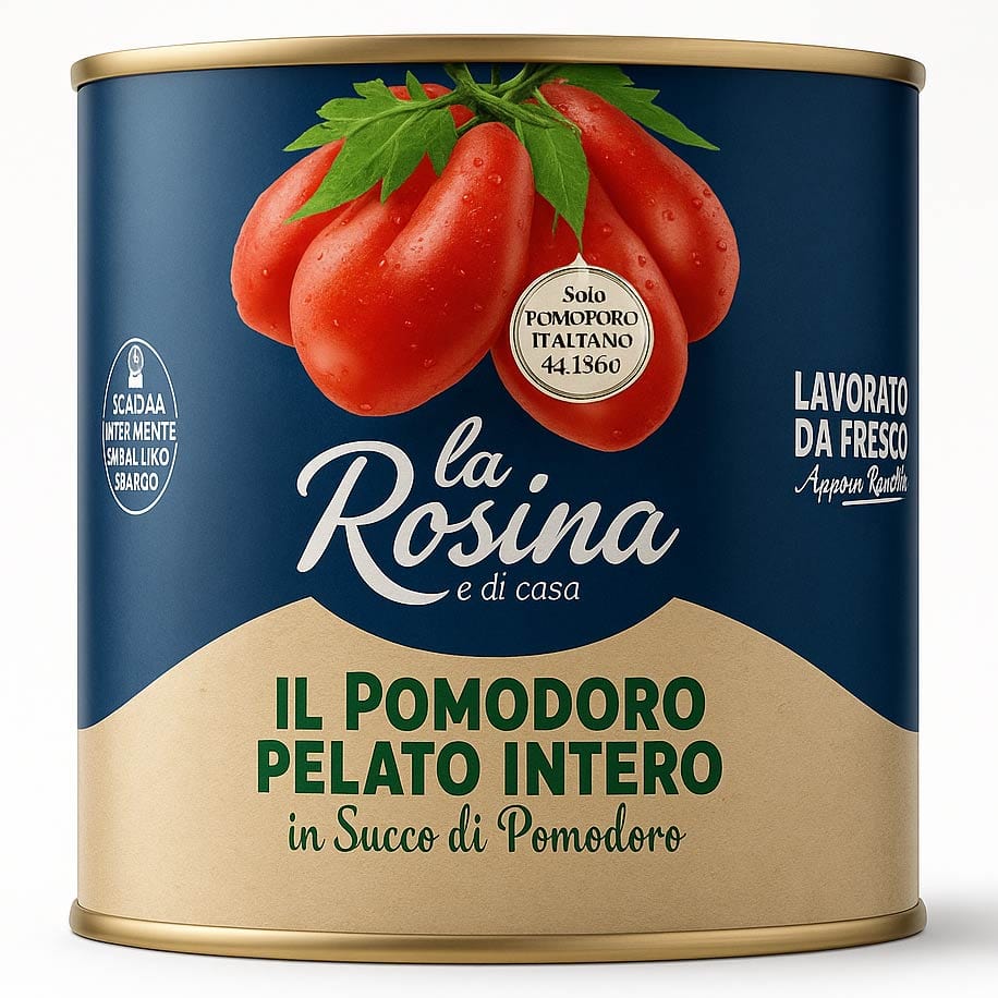 Alimentos Tomate Entero Pelado La Rosina - Tarro 2,5 Kg Tomate Entero Pelado La Rosina - Tarro 2,5 Kg TOMATEET