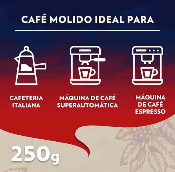 Café Molido Crema e Gusto - Pack x3