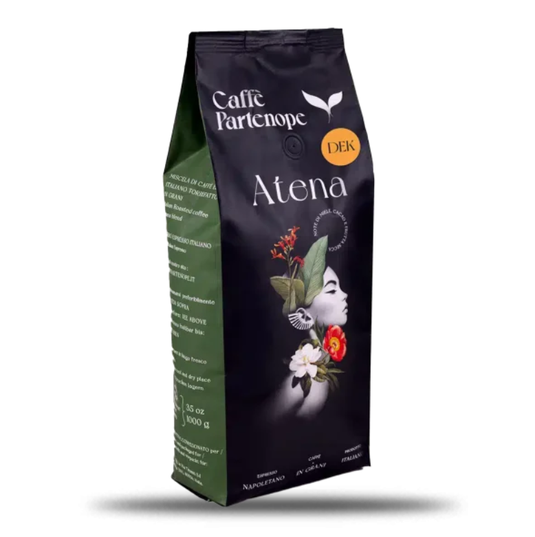 Partenope Atena Descafeinado Café en grano 1 kg