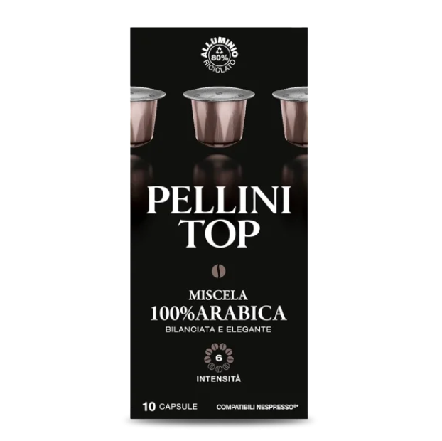 Pellini Top Café Cápsulas Nespresso® Compatibles 10 u