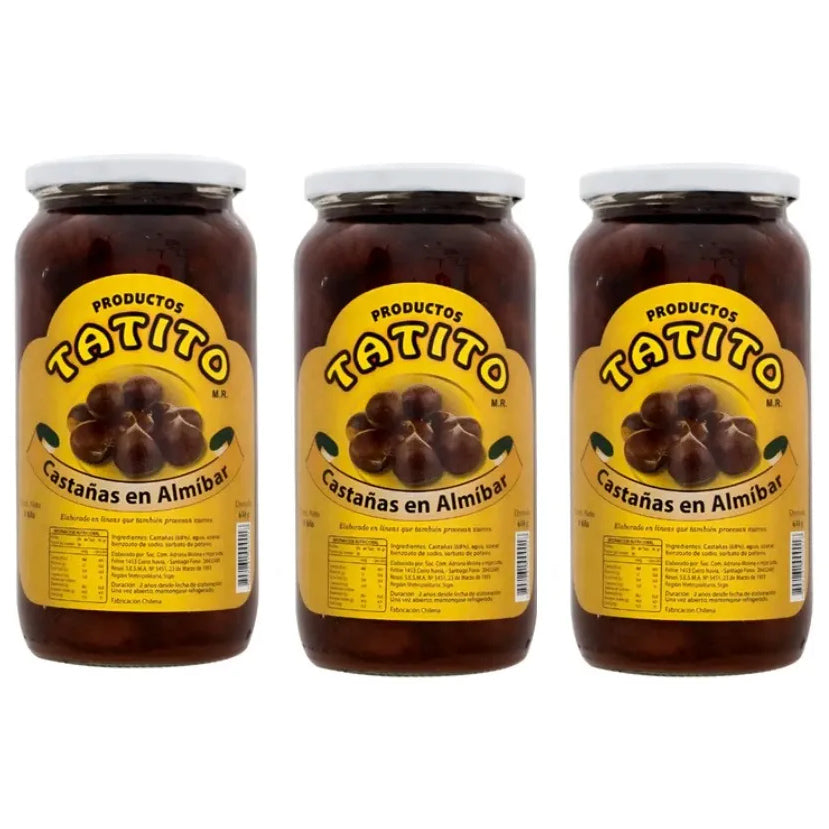 Castañas en Almibar - Pack 3