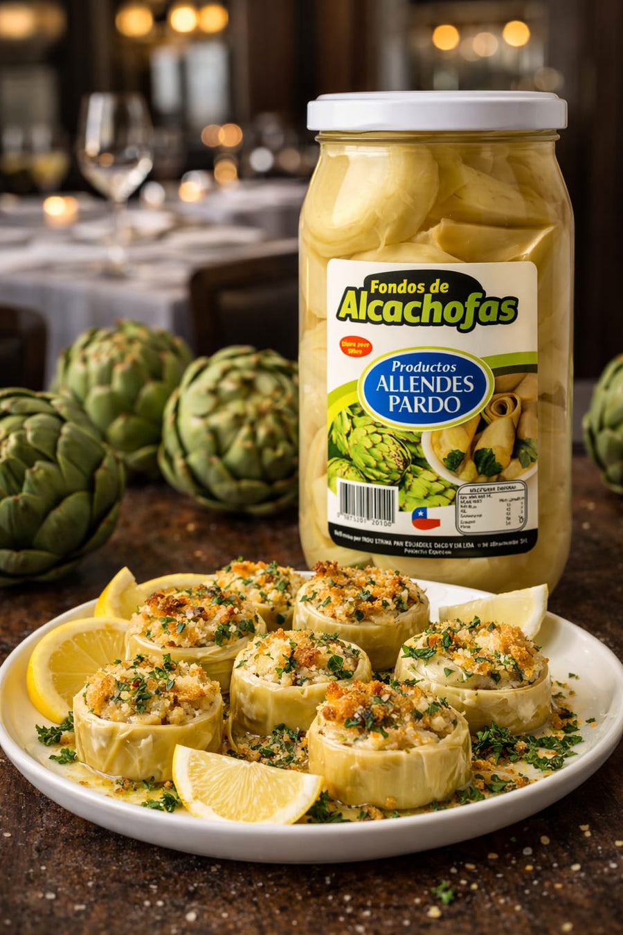 Frasco Fondos de Alachofa - 1 KG