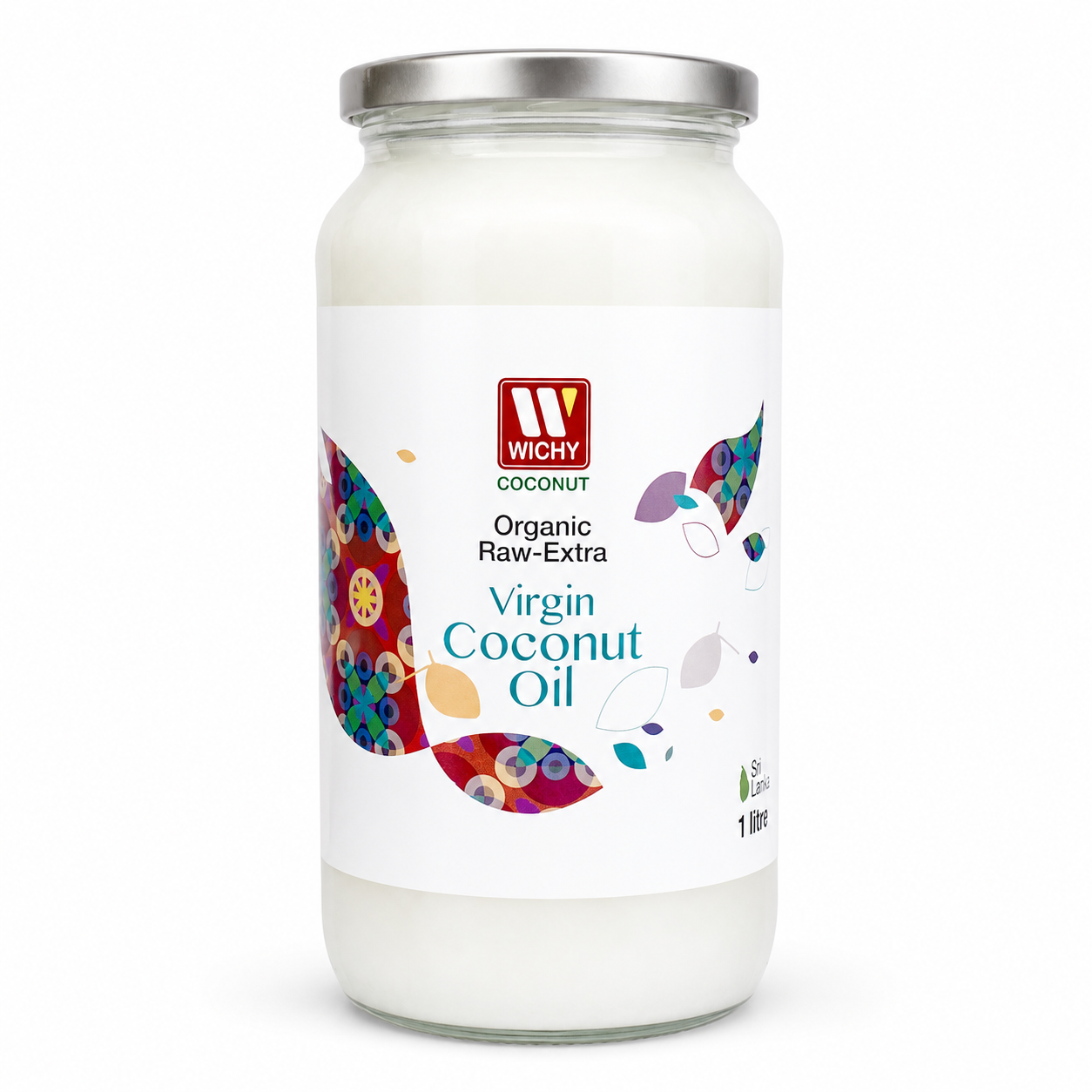 Aceite de Coco Orgánico 1000 ml Prensado En Frio Premium Wichy