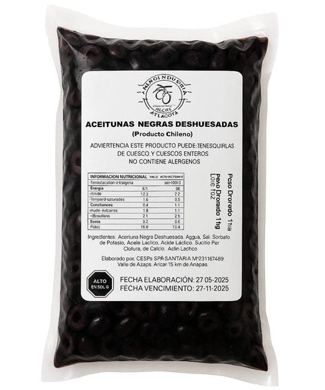 Alimentos Aceituna Negras sin Carozo  - 1 Kilo Aceituna Negras sin Carozo  - 1 Kilo ACEITUNANSC