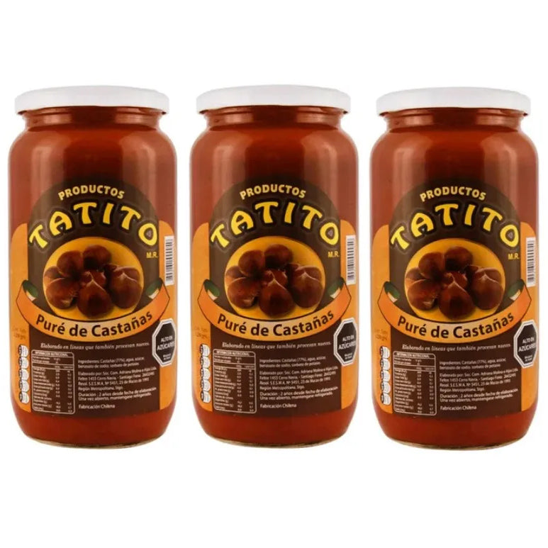 Puré de Castañas - Pack 3