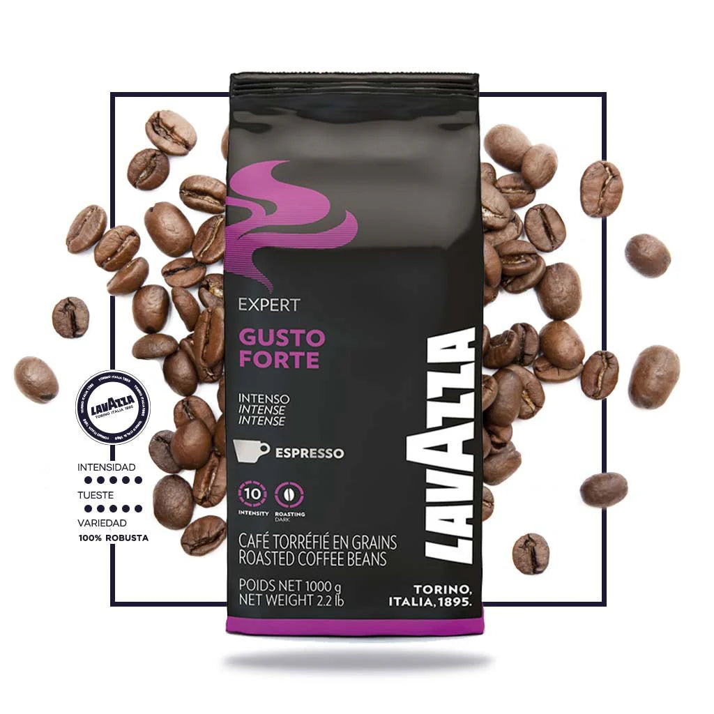 Cafe Entero Gusto Forte Lavazza 1 Kg
