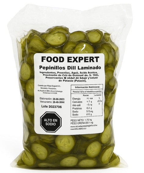 Alimentos Pepinillo Dill Laminado - 1 Kilo Pepinillo Dill Laminado - 1 Kilo PEPINILLOL