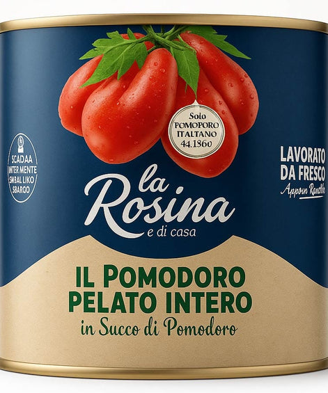 Alimentos Tomate Entero Pelado La Rosina - Tarro 2,5 Kg Tomate Entero Pelado La Rosina - Tarro 2,5 Kg TOMATEET